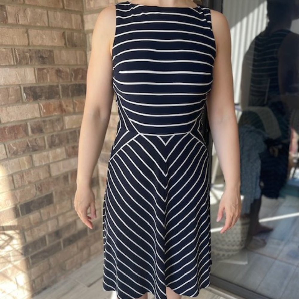 Ralph Lauren Striped Sleeveless Dress